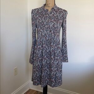 Boden Multicolor Paisley print  Dress, EUC, size 4